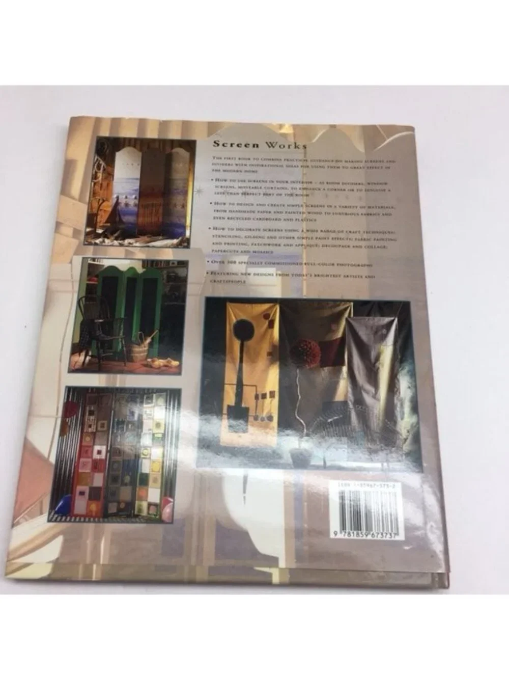 Screen Works: Ideas For Making Using Screens In The Home Marion Elliot Hardcover - Picture 2 of 8